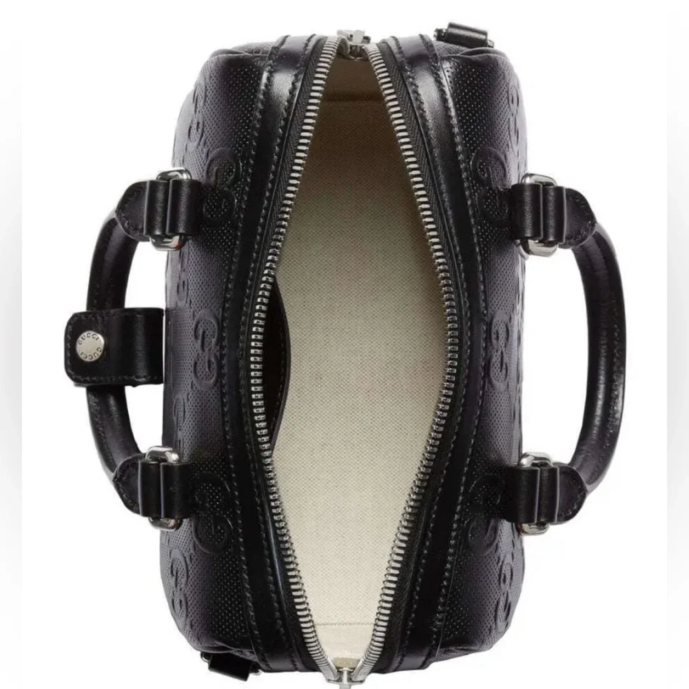 ⛔️ SOLD ⛔️ Gucci GG Embossed Mini Duffle Speedy Bag - Picture 16 of 17